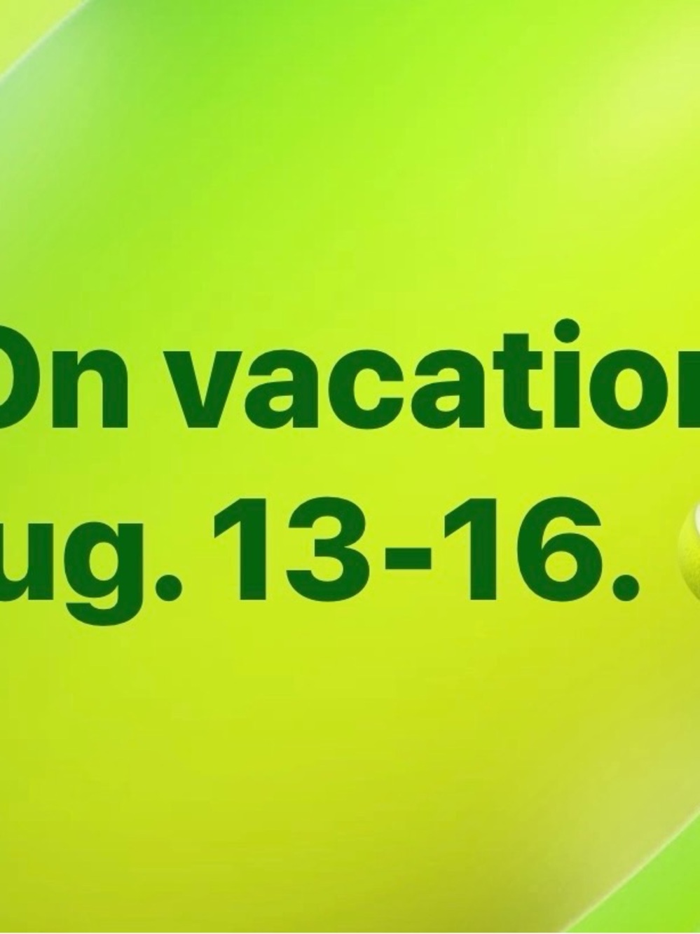 Bright Green Graphic Print Featuring Bold Text